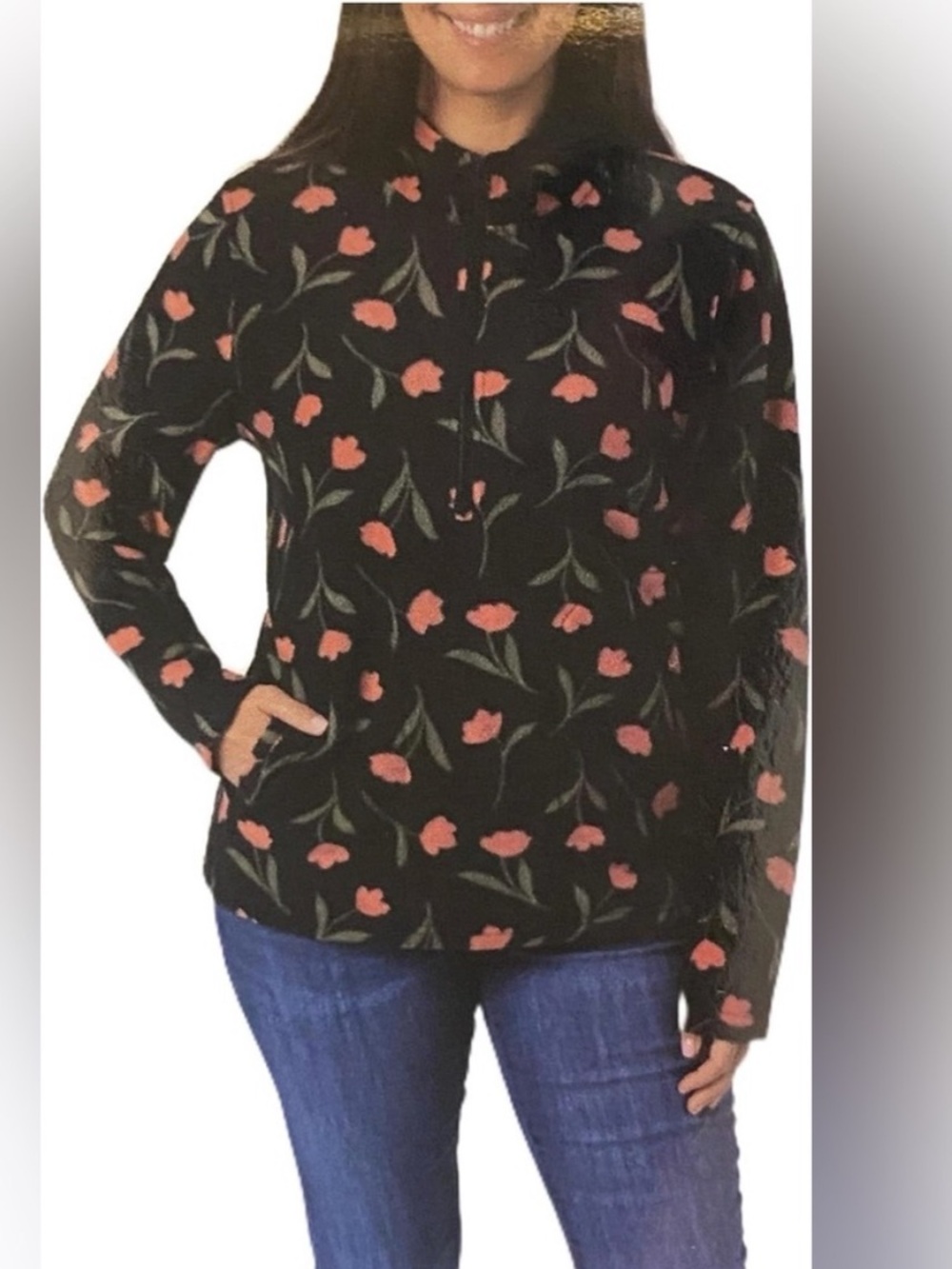O’Neill Black floral print Freece